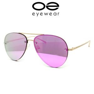O2 Eyewear 7191 Rimless Aviator Sunglasses(PR)